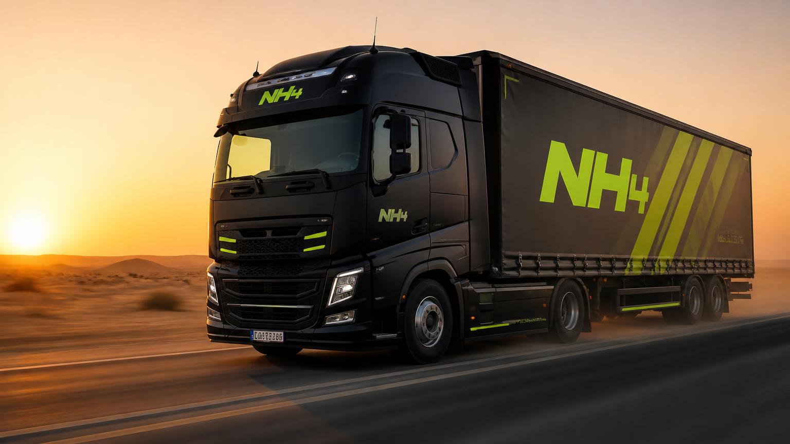 NH4 branded delivery truck
