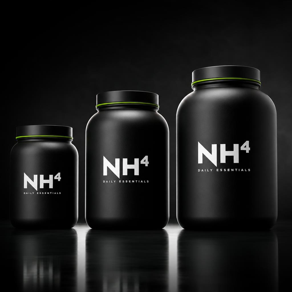 NH4 bulk tubs in three sizes